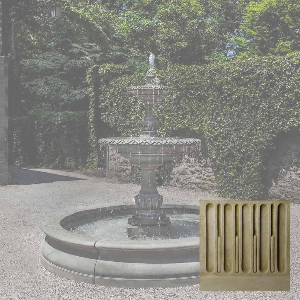 Charleston Fountain in Basin