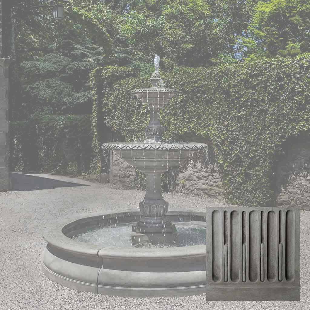 Charleston Fountain in Basin