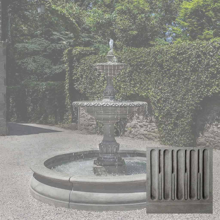Charleston Fountain in Basin