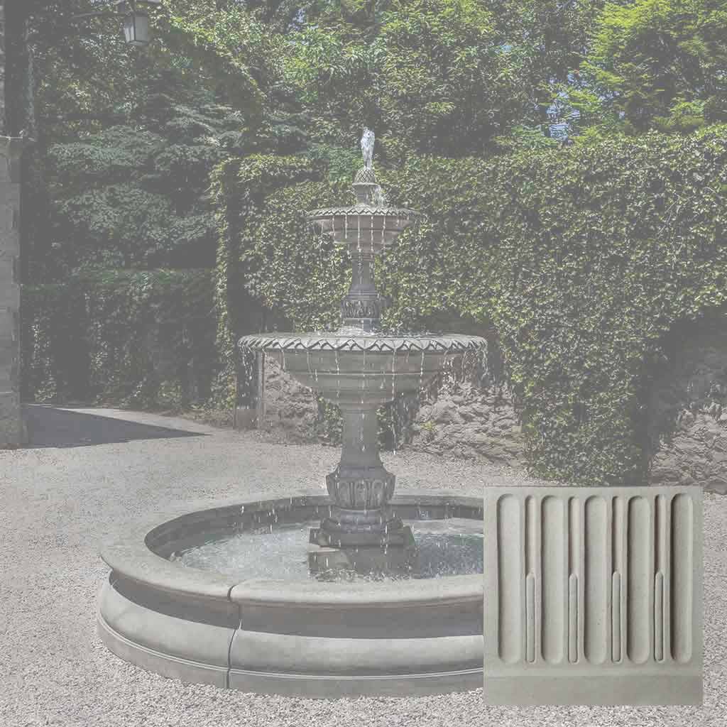 Charleston Fountain in Basin