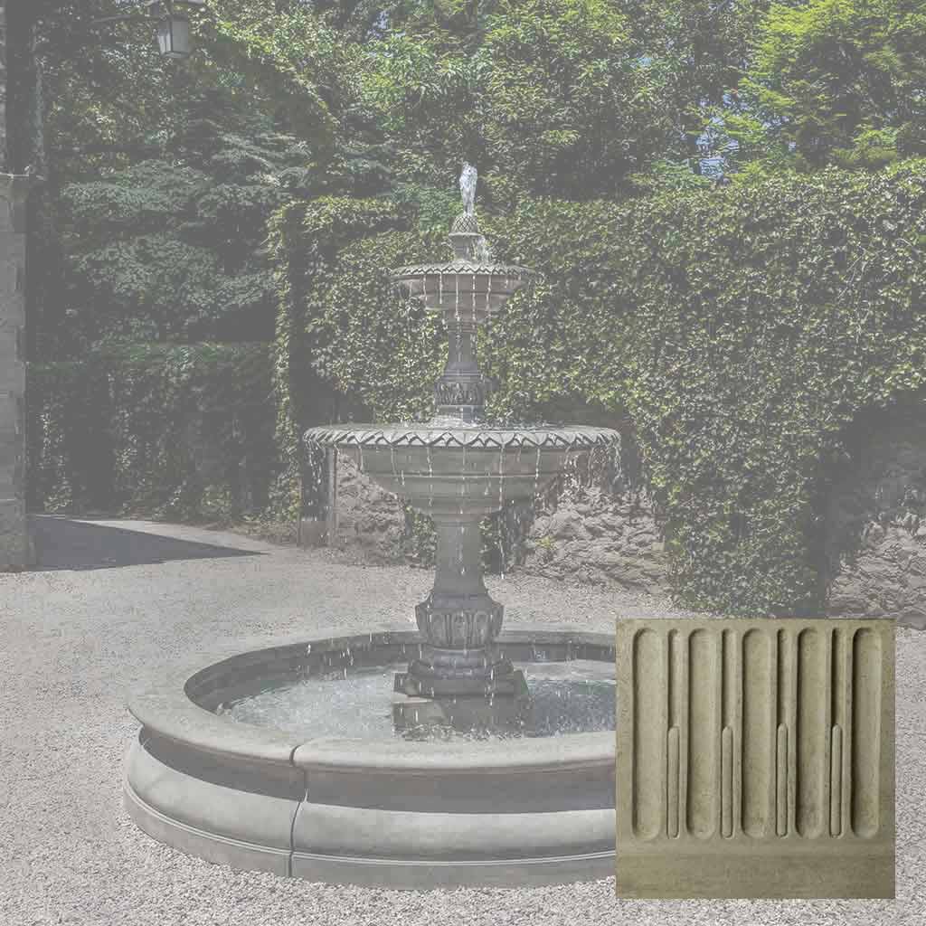 Charleston Fountain in Basin