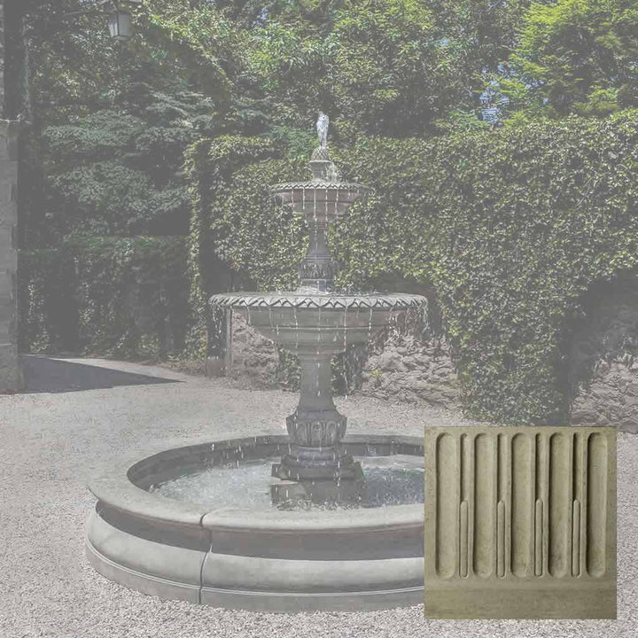 Charleston Fountain in Basin