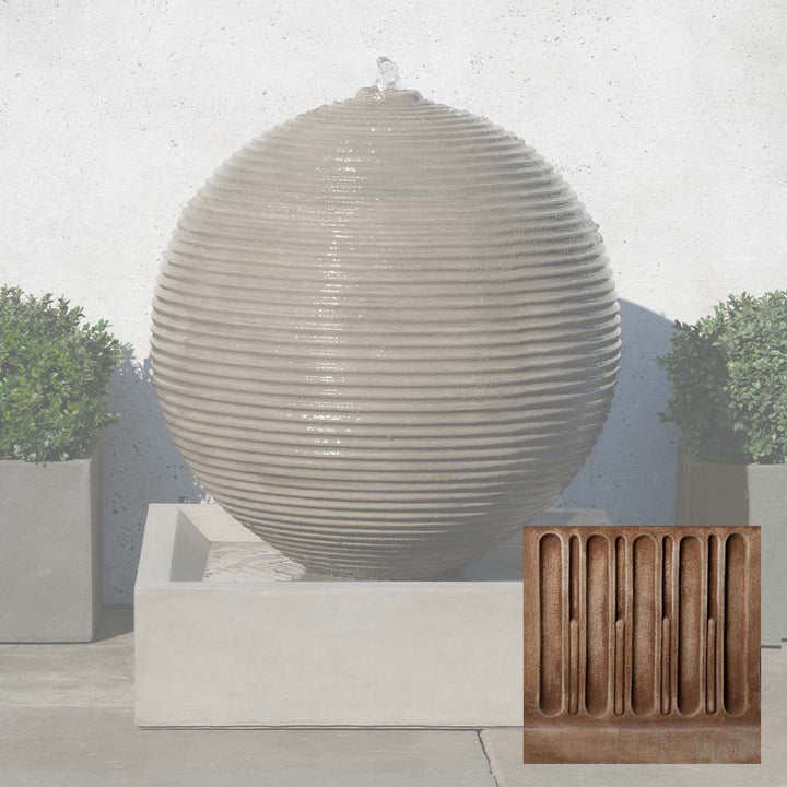 Ribbed Sphere Fountain