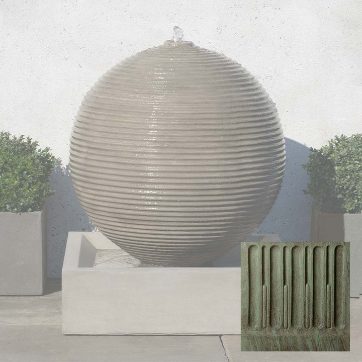 Ribbed Sphere Fountain