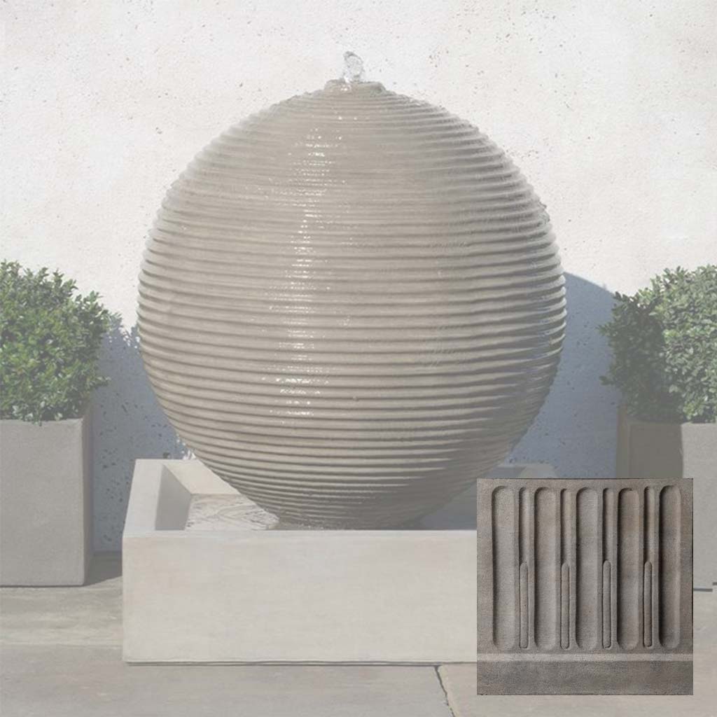 Ribbed Sphere Fountain