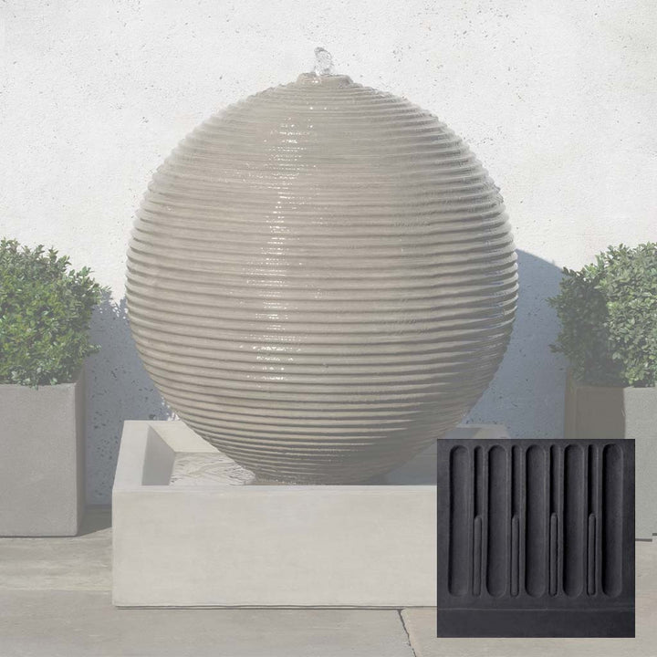 Ribbed Sphere Fountain