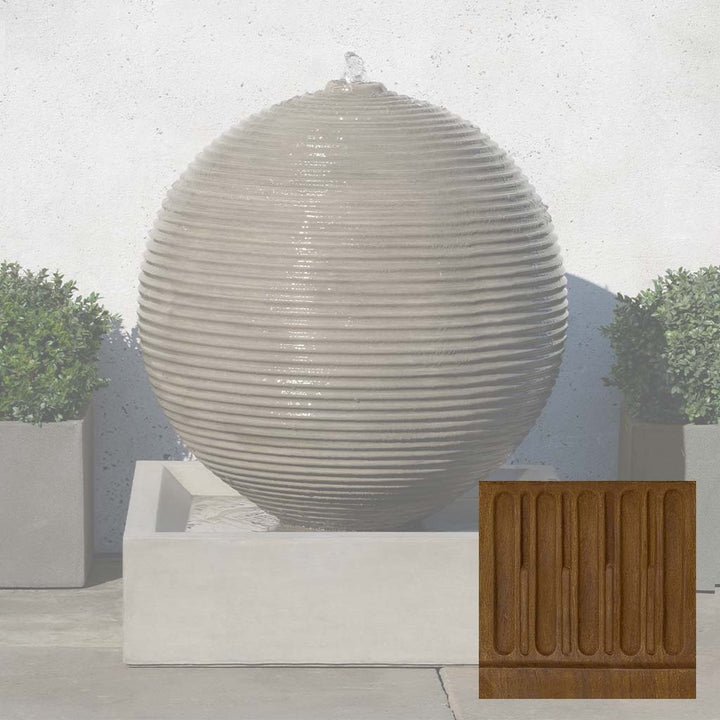 Ribbed Sphere Fountain
