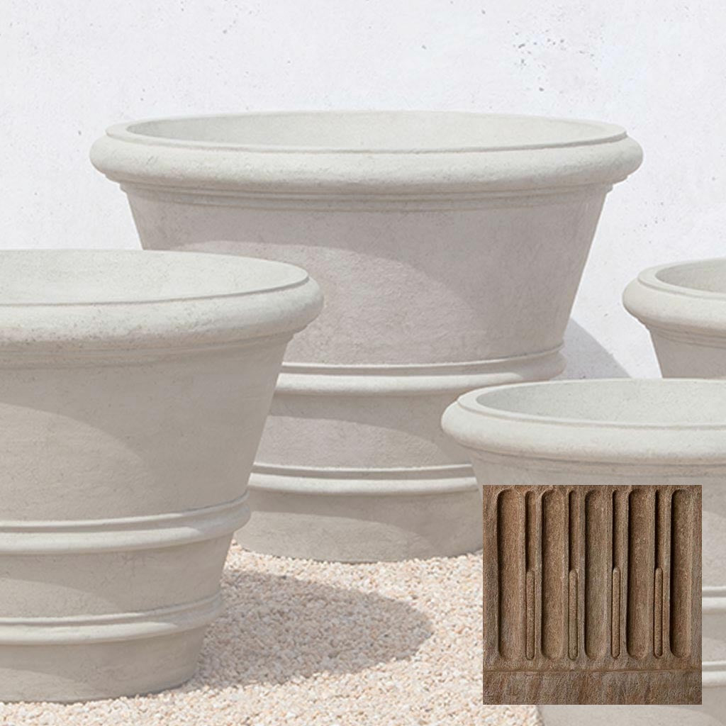 Classic Rolled Rim Planter, Large