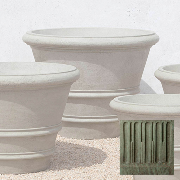 Classic Rolled Rim Planter, Large