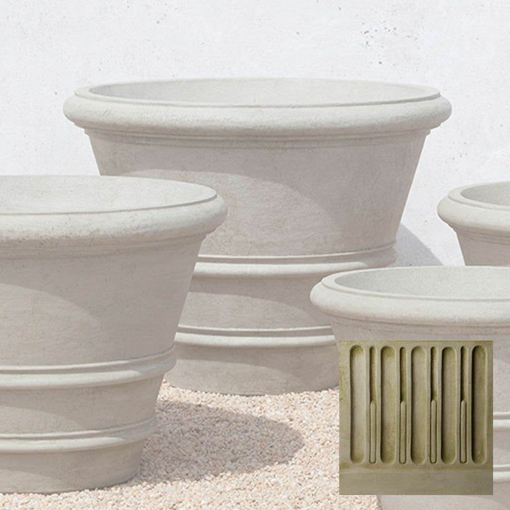 Classic Rolled Rim Planter, Large