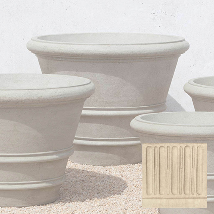 Classic Rolled Rim Planter, Large