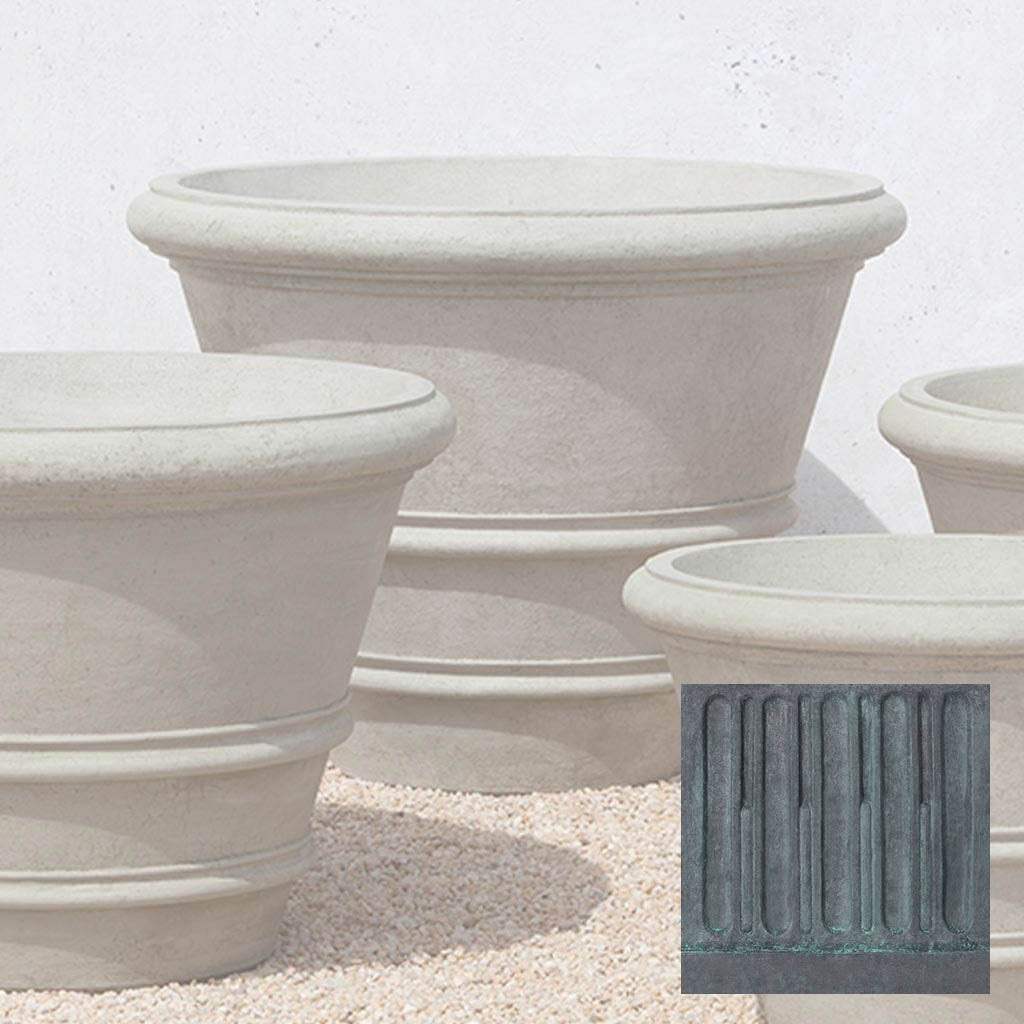 Classic Rolled Rim Planter, Large