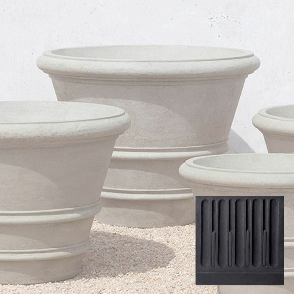 Classic Rolled Rim Planter, Large