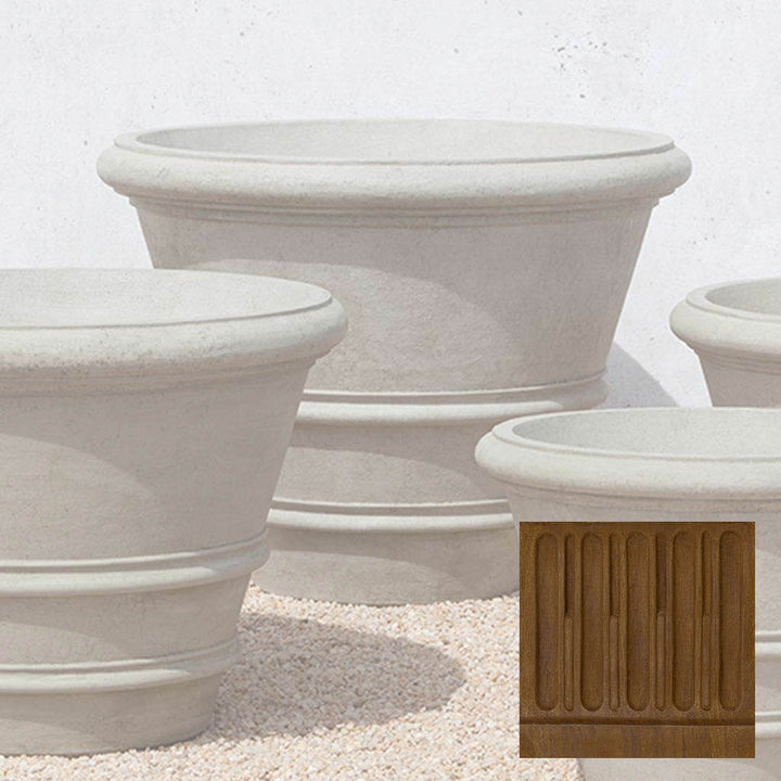 Classic Rolled Rim Planter, Large