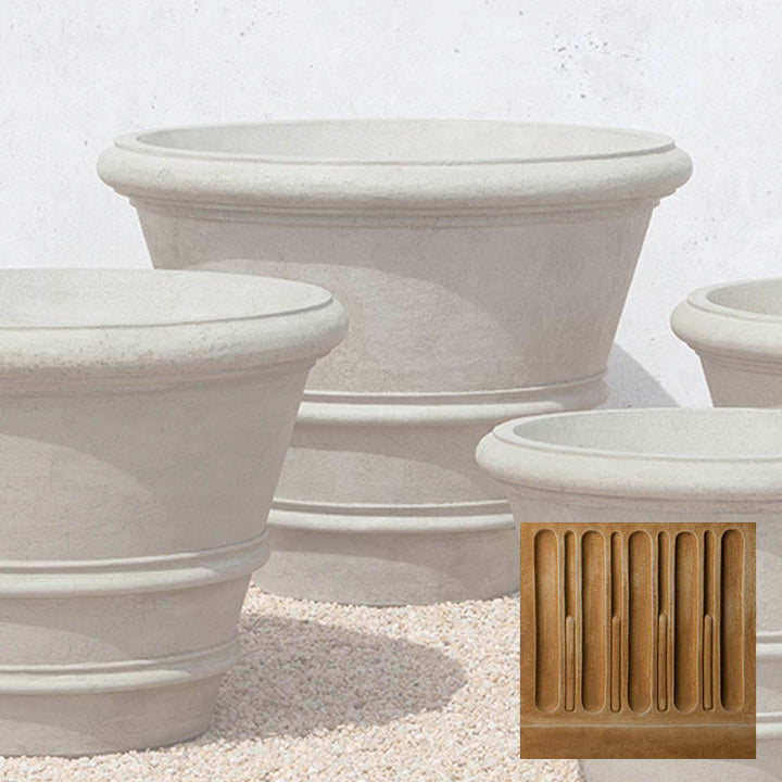 Classic Rolled Rim Planter, Large