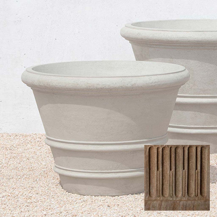 Classic Rolled Rim Planter, Large