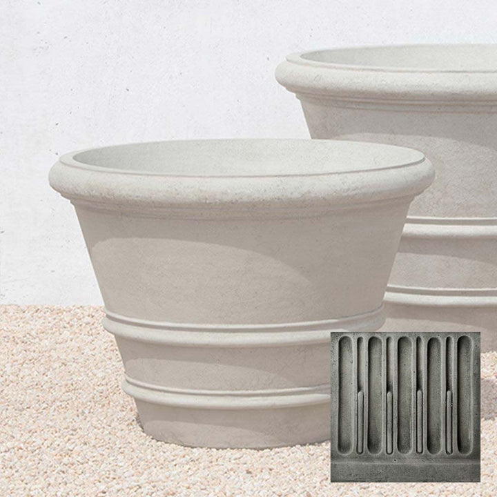 Classic Rolled Rim Planter, Large