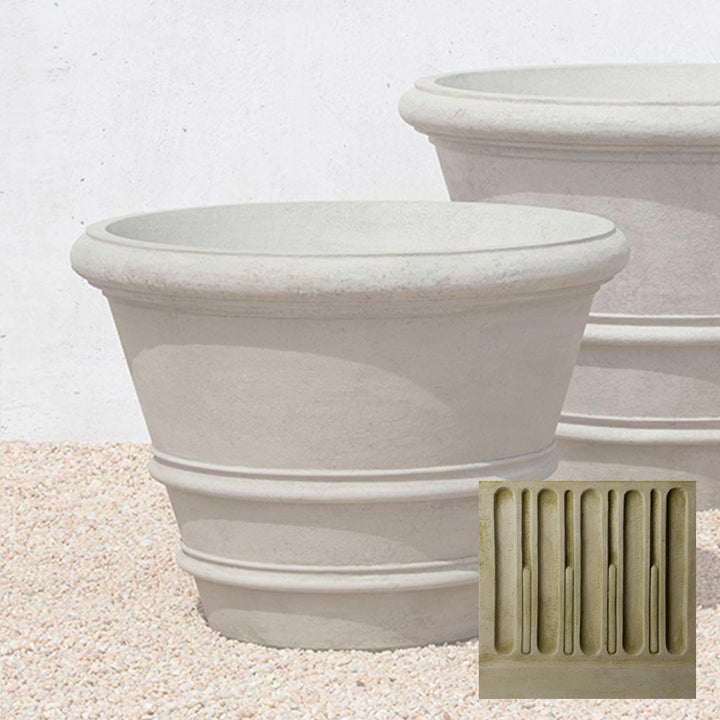 Classic Rolled Rim Planter, Large