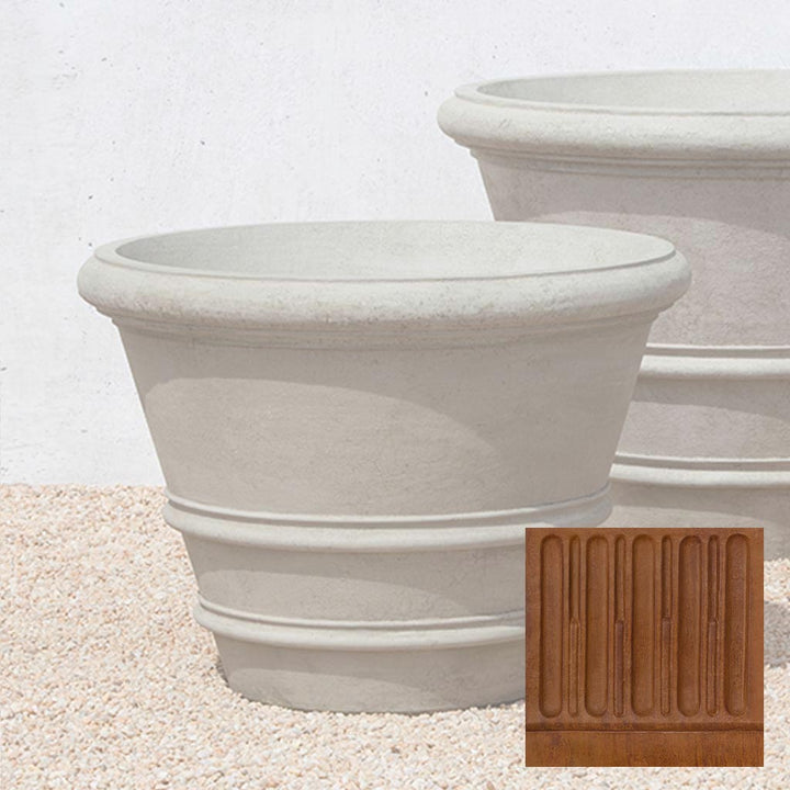 Classic Rolled Rim Planter, Large