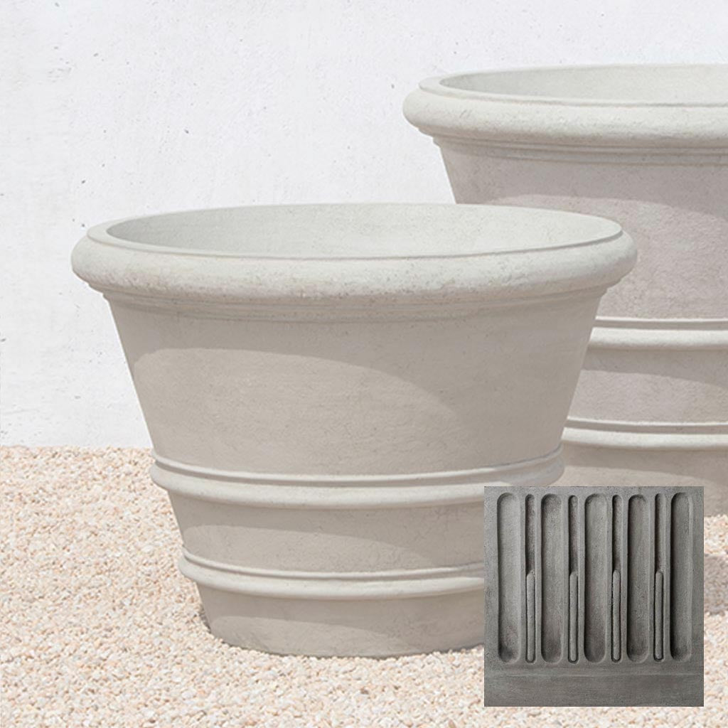 Classic Rolled Rim Planter, Large