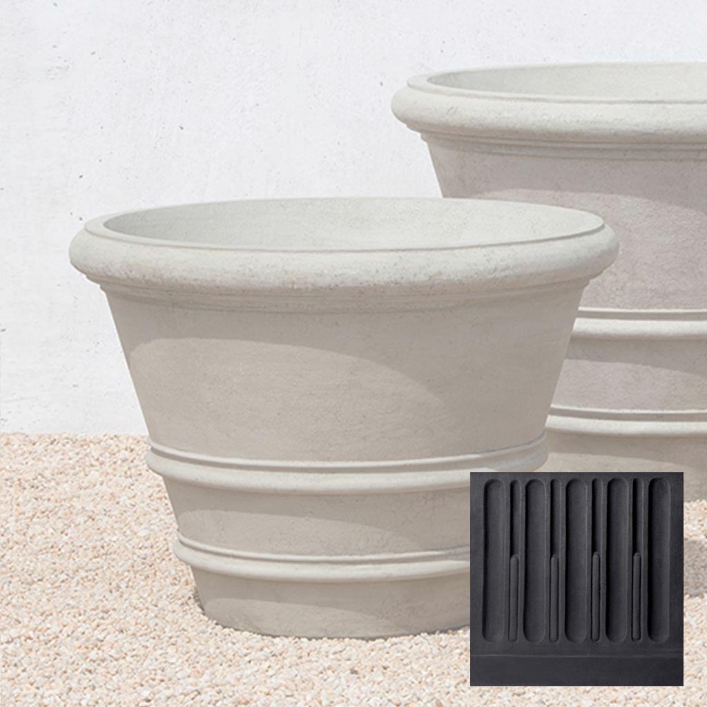 Classic Rolled Rim Planter, Large
