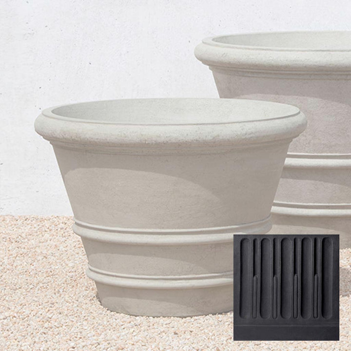 Classic Rolled Rim Planter, Large