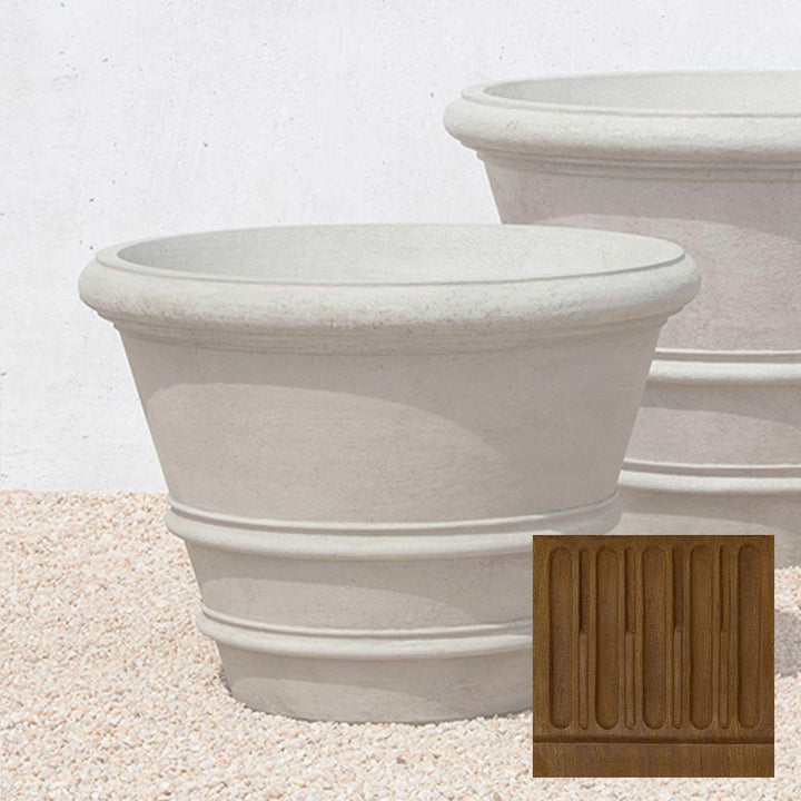 Classic Rolled Rim Planter, Large