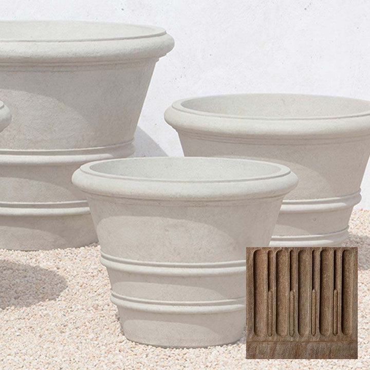 Classic Rolled Rim Planter, Large