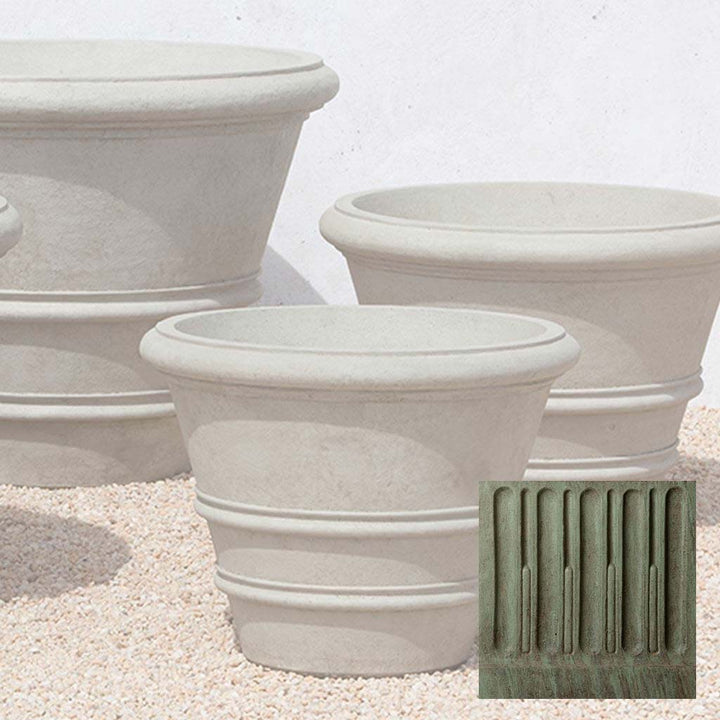 Classic Rolled Rim Planter, Large