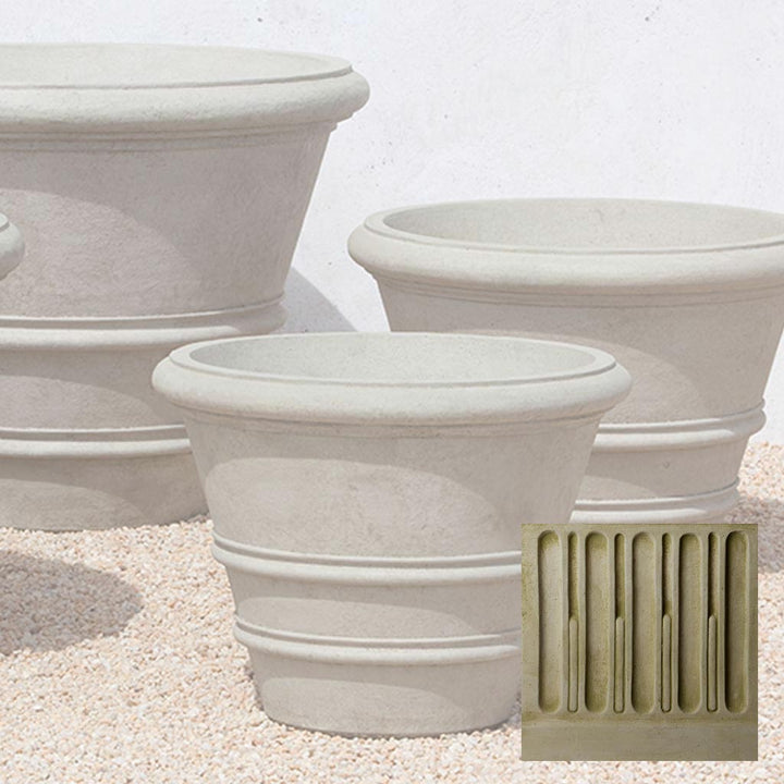 Classic Rolled Rim Planter, Large