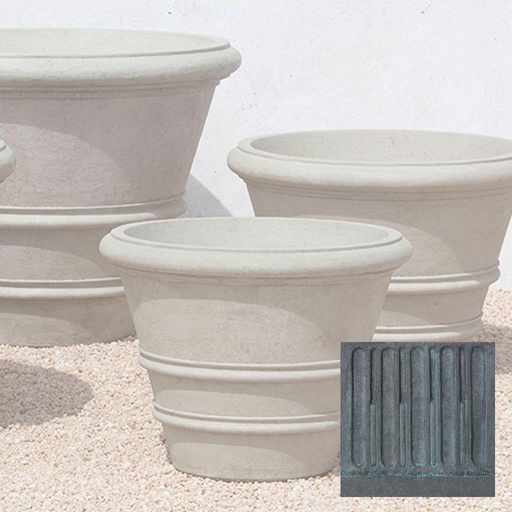 Classic Rolled Rim Planter, Large