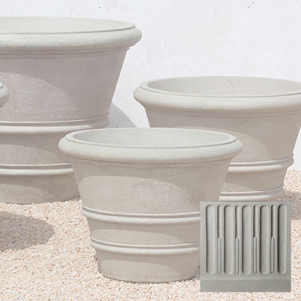 Classic Rolled Rim Planter, Large