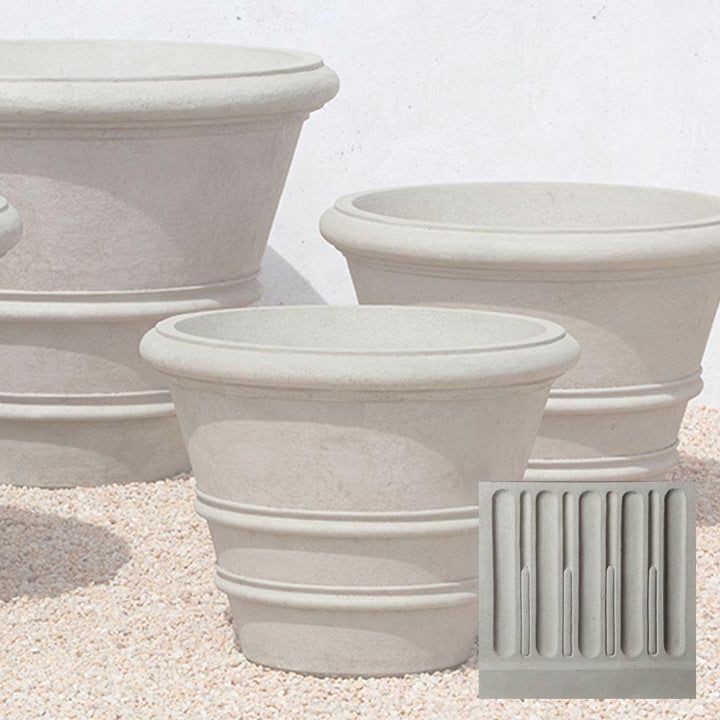Classic Rolled Rim Planter, Large