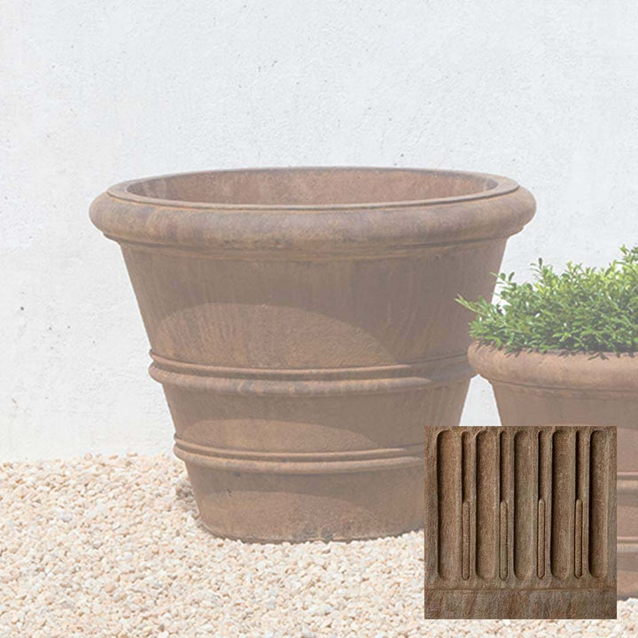 Classic Rolled Rim Planter, Medium