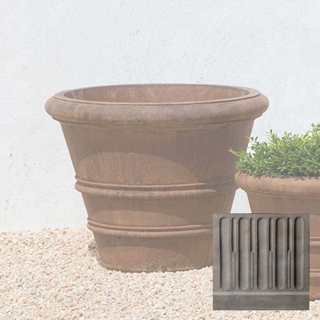 Classic Rolled Rim Planter, Medium