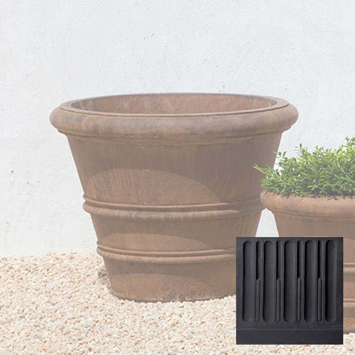 Classic Rolled Rim Planter, Medium