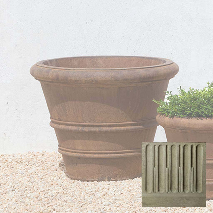 Classic Rolled Rim Planter, Medium