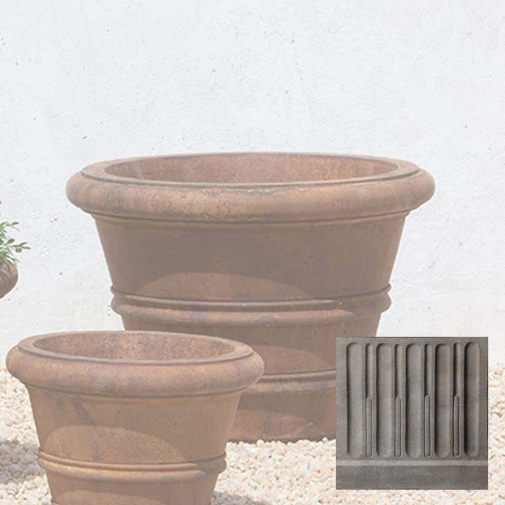 Classic Rolled Rim Planter, Medium