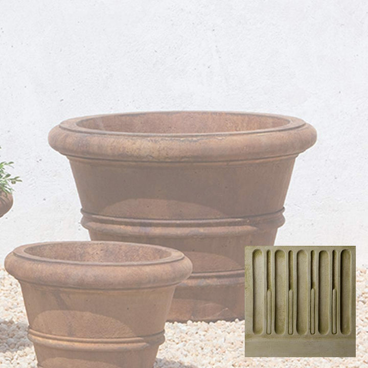 Classic Rolled Rim Planter, Medium