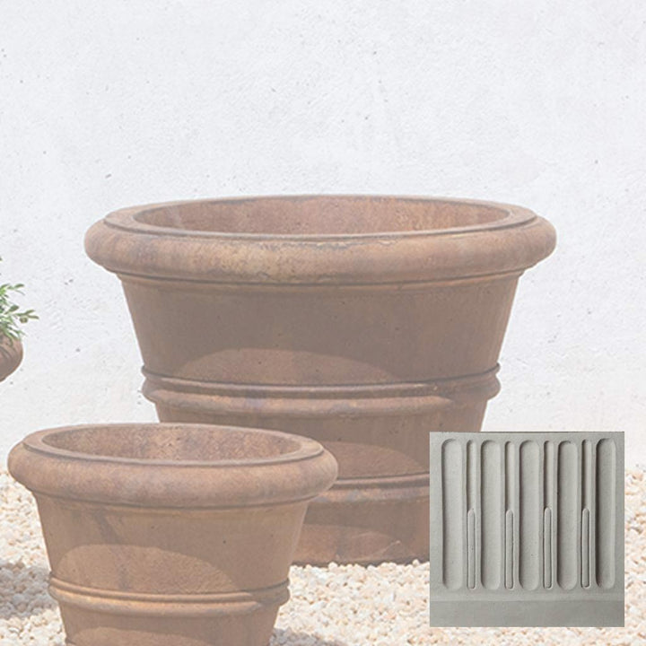 Classic Rolled Rim Planter, Medium