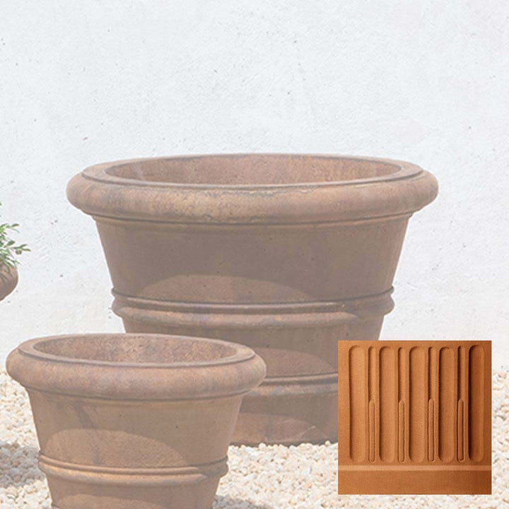 Classic Rolled Rim Planter, Medium