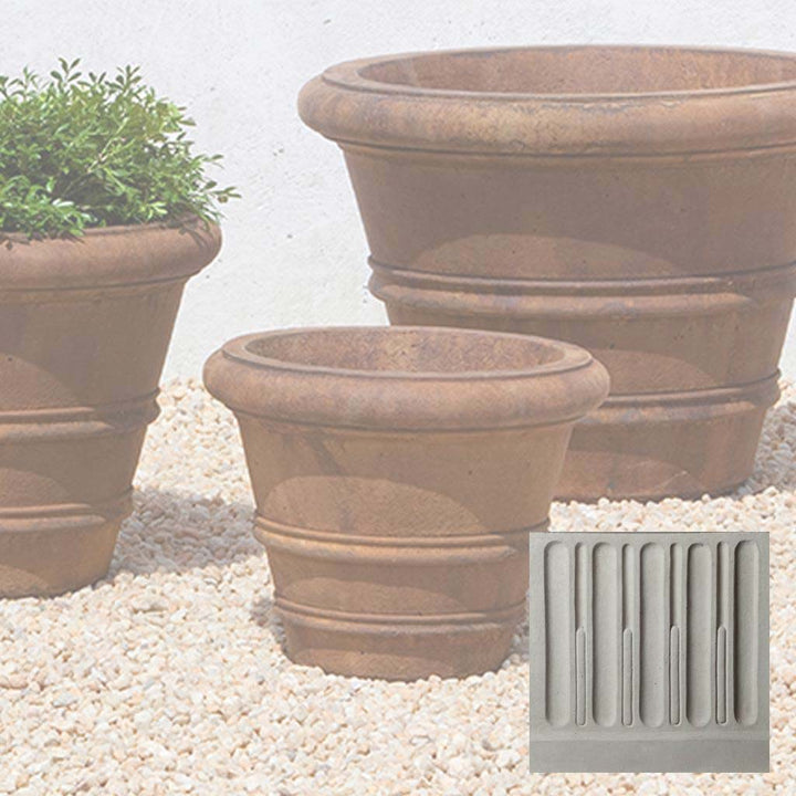 Classic Rolled Rim Planter, Medium