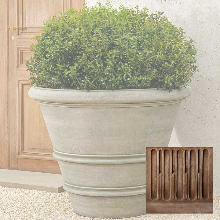 Classic Rolled Rim Planter, Large