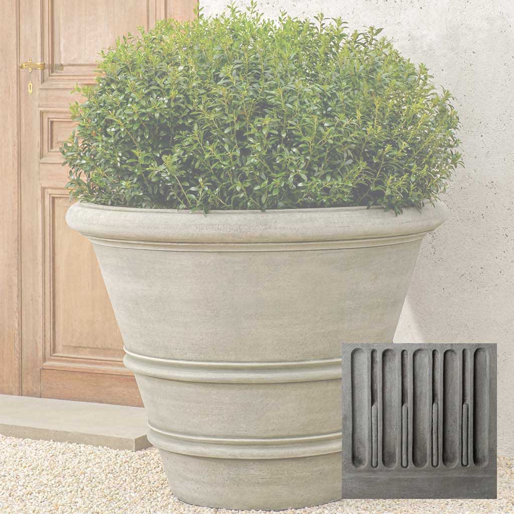 Classic Rolled Rim Planter, Large