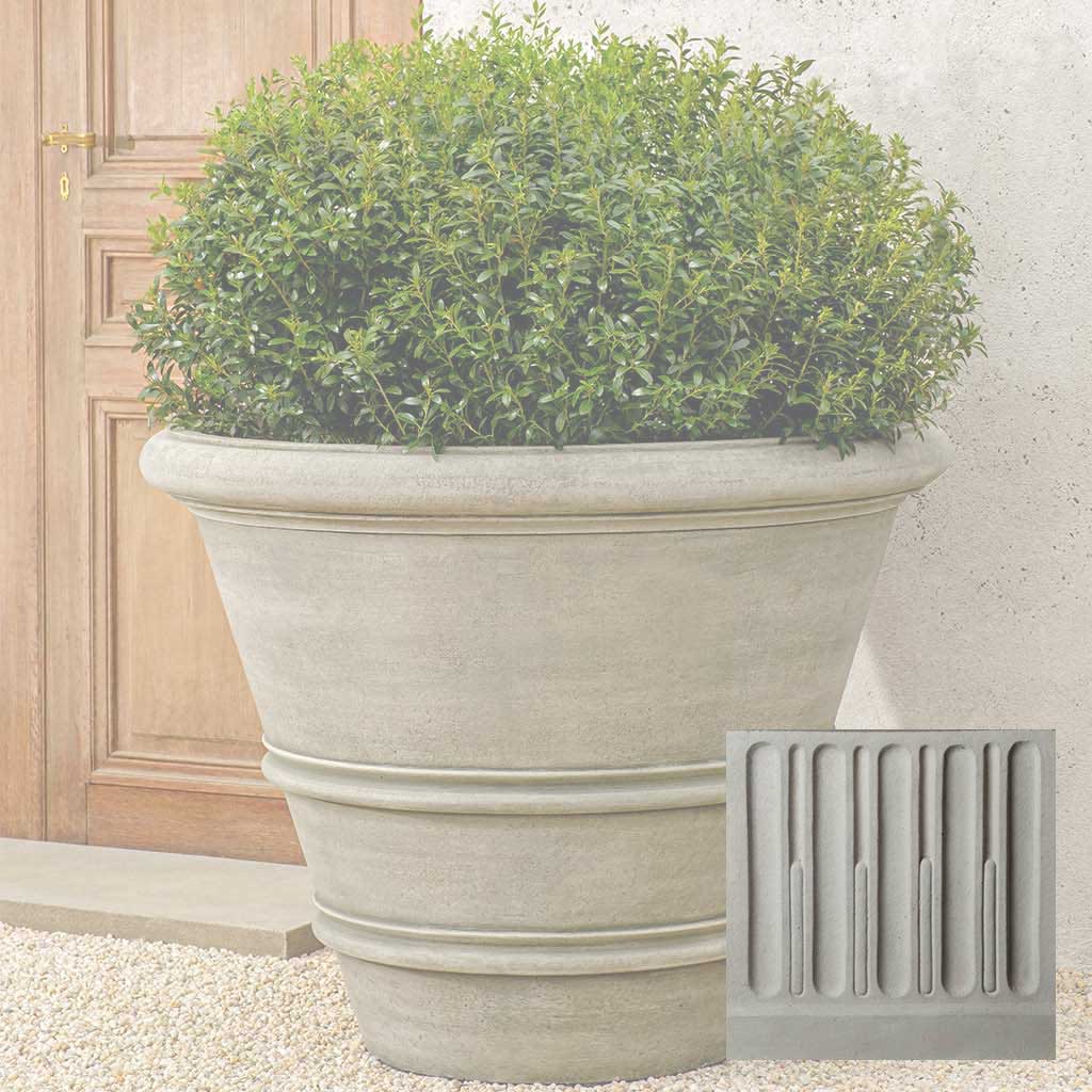 Classic Rolled Rim Planter, Large