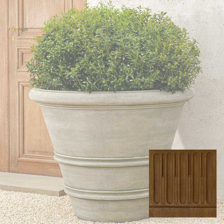 Classic Rolled Rim Planter, Large