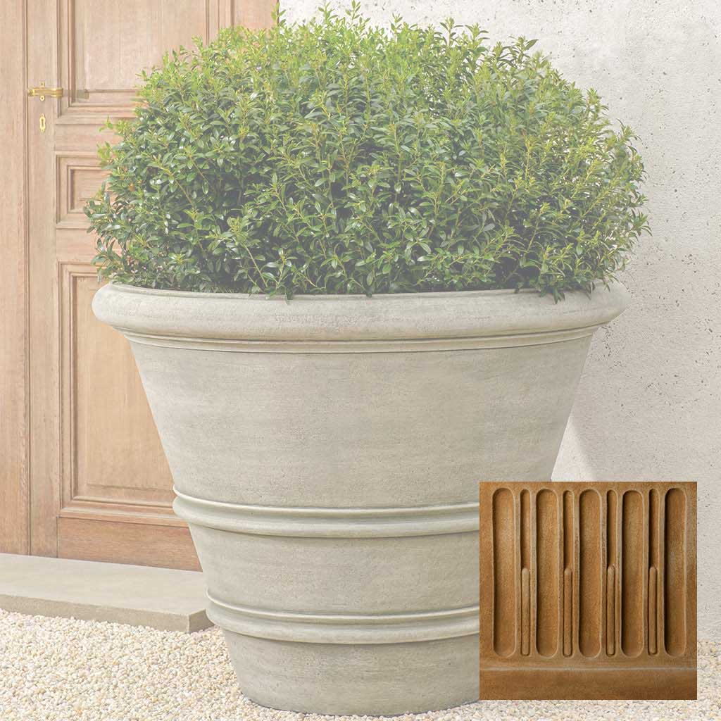 Classic Rolled Rim Planter, Large