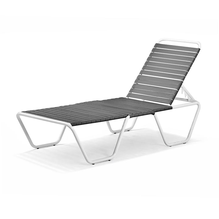 Classic Vinyl Chaise Lounge