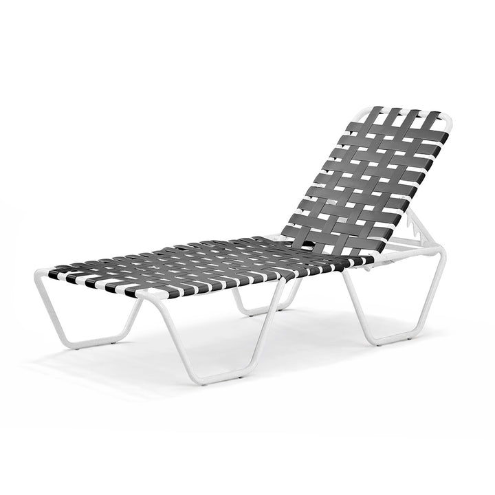 Classic Cross Weave Chaise Lounge
