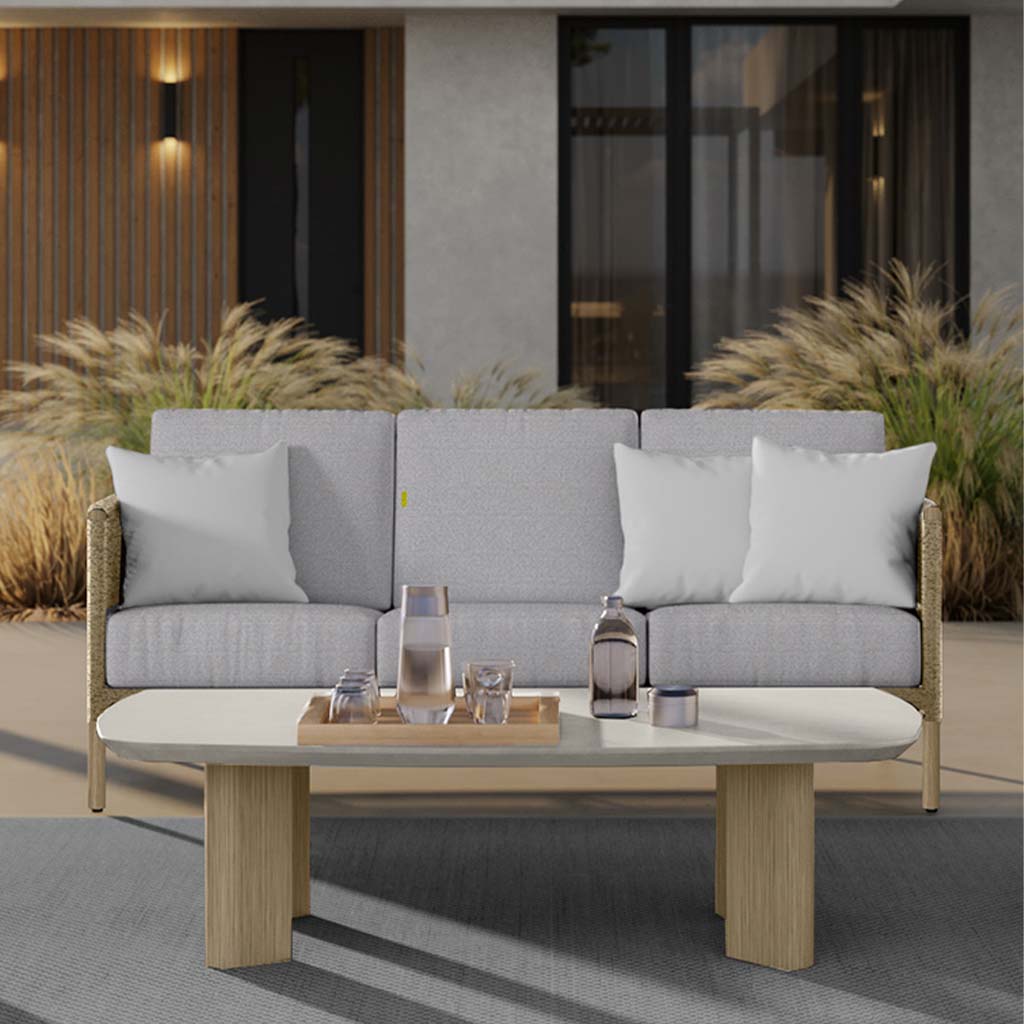 Orleans Sofa|| Barley/Flax
